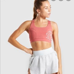 Gymshark Legacy Sports Bra - Coral